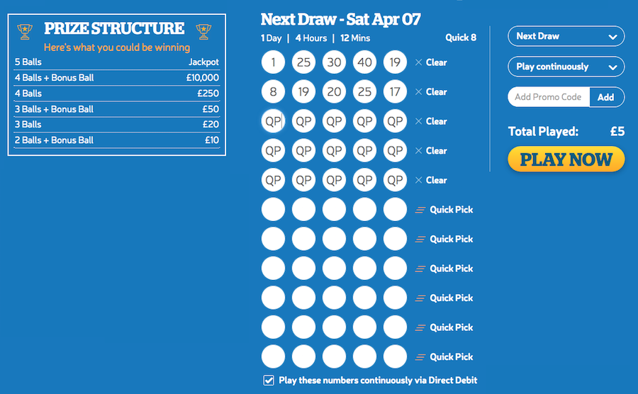 health lottery entry